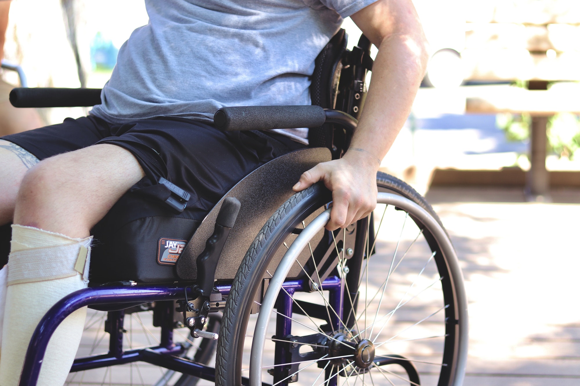 Young Man in a Wheelchair